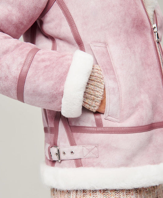 Women's Special Bomber Fur & Shearling Jacket