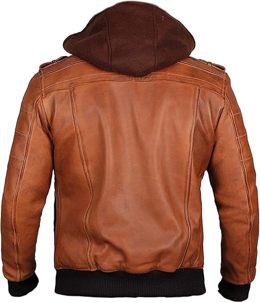 Genuine Lambskin Leather Motorcycle Men Jacket