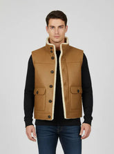 Premium Shearling Gilet Vest