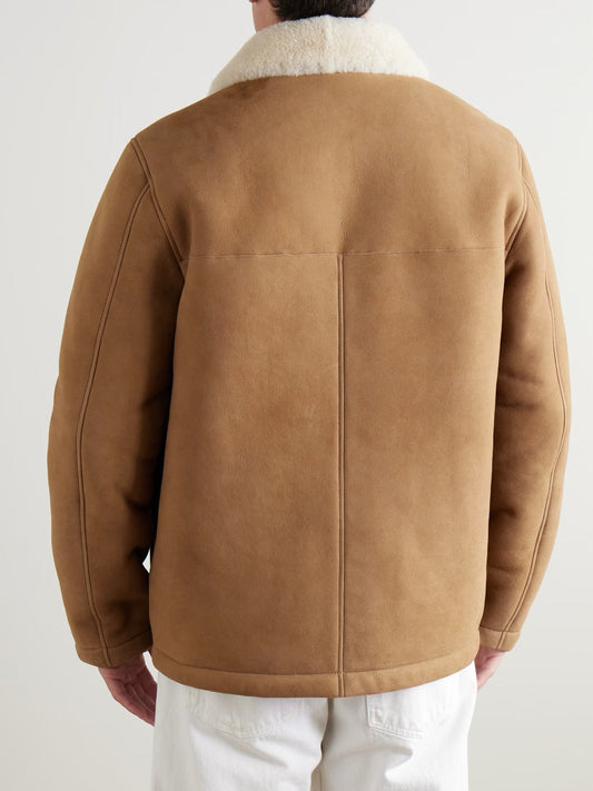Light-Brown Shearling Jacket