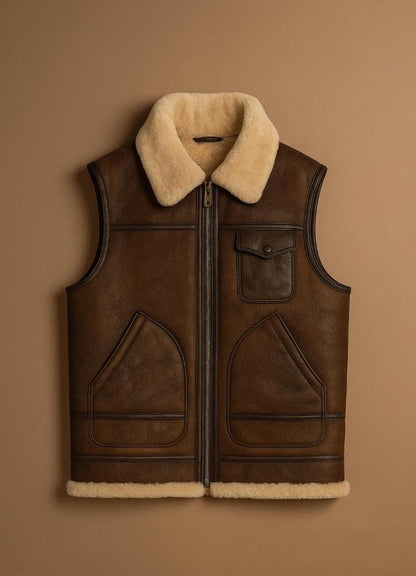 Unisex Shearling Vest – Warmth Meets Style!