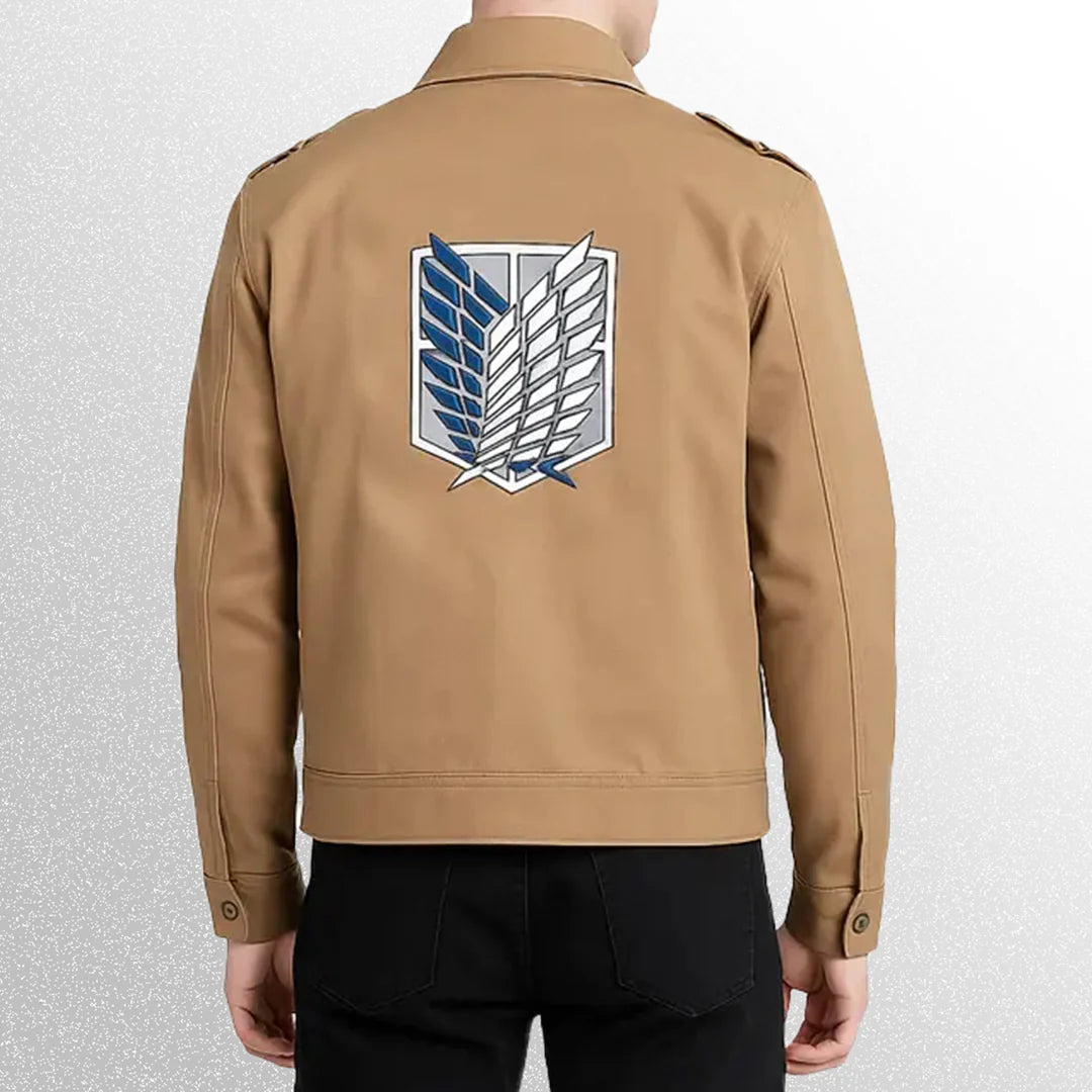 Attack on Titan Shingeki No Kyojin Brown Jacket