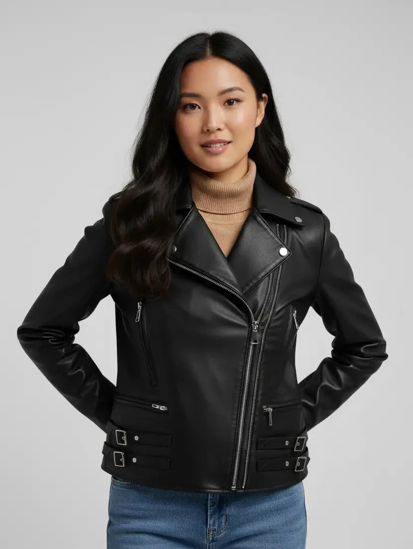 Leather Moto Jacket