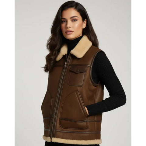 Unisex Shearling Vest – Warmth Meets Style!